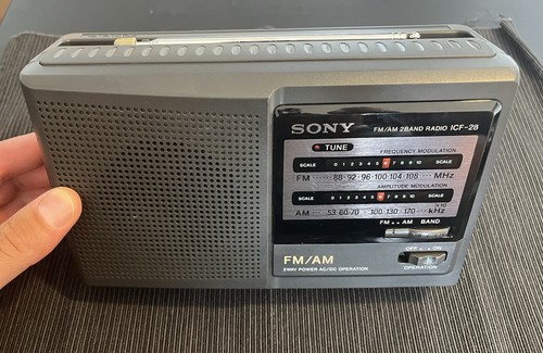 Sony icf am - fm/am, 2band
