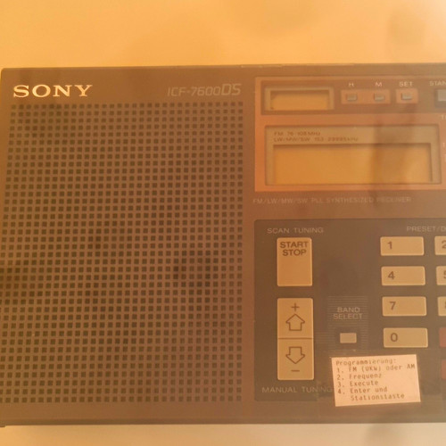 Sony icf 7600ds - icf-7600ds, taschenradio