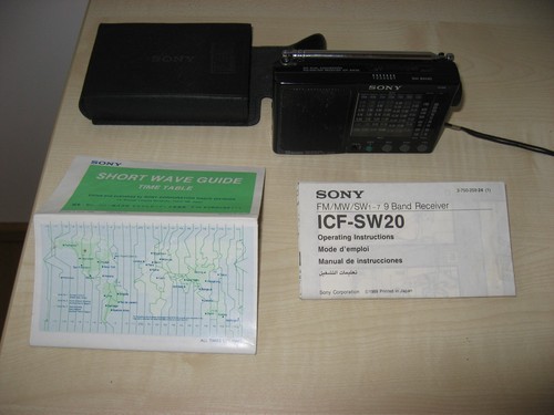 Sony icf sw20 weltempfänger - sony, 9
