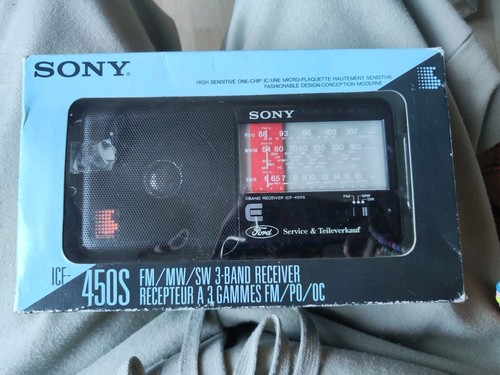 Sony icf 450s - in, ovp