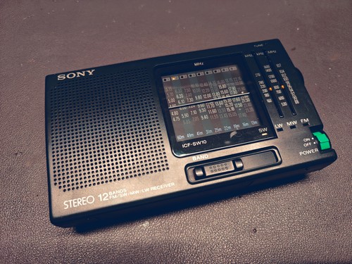Sony icf sw10 radio - sony,