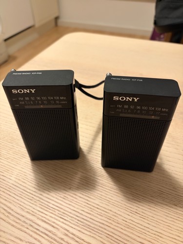 Sony icf p26 taschenradio - 2x, icf-p26