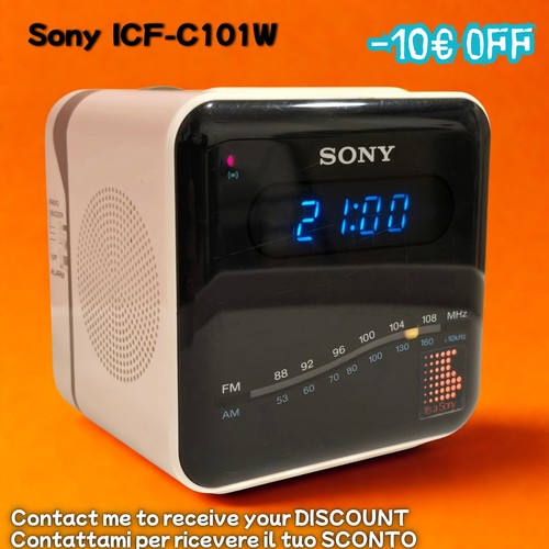1983 sony icf c101w 80er - -,