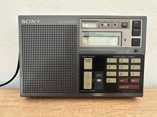 Sony icf 7600ds weltempfänger - sony, icf-7600ds