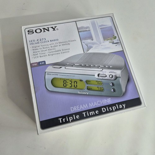 Sony radiowecker icf - radiowecker, icf-c273