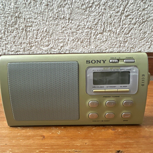 Sony icf m410s fm - sony, am/fm