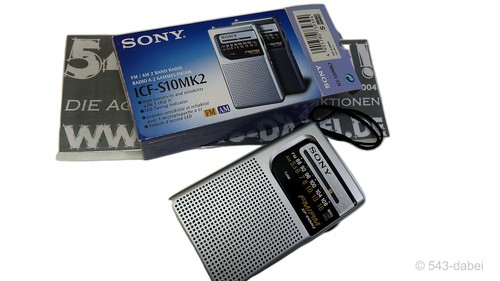 Sony icf s10mk2 - sony, taschenradio