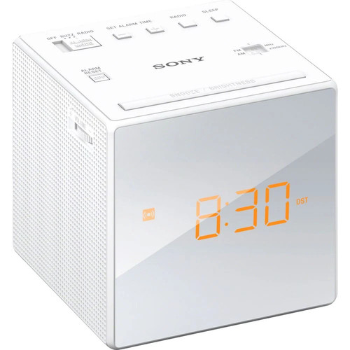 Sony icf radio uhr weiß - icf-c1,