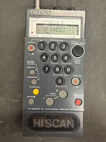 Sony icf pro - icf, 70