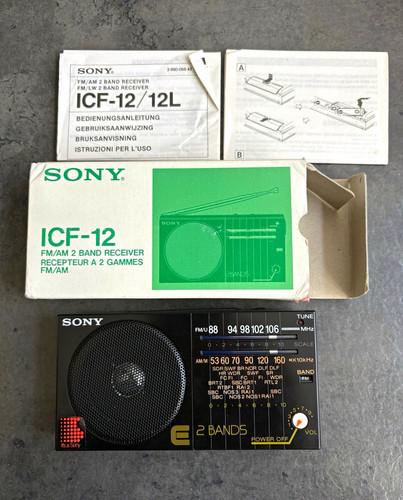 Sony icf 2 band - sony, am/fm